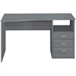 Techni Mobili Classic Writing Desk in Gray