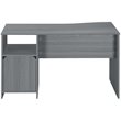 Techni Mobili Classic Writing Desk in Gray