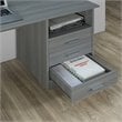Techni Mobili Classic Writing Desk in Gray