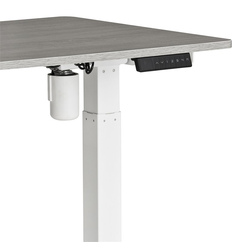 Techni Mobili Automatic Adjustable Standing Desk In Gray Rta