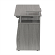 Techni Mobili Engineered Wood 2-Drawers Computer Desk with Keyboard Tray in Gray
