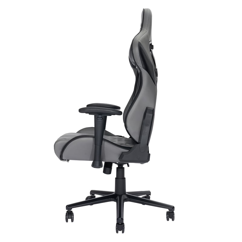 Techni Sport Polyurethane and Steel Frame XL-Ergonomic Gaming Chair in Gray