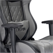 Techni Sport Polyurethane and Steel Frame XL-Ergonomic Gaming Chair in Gray