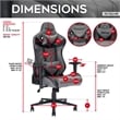 Techni Sport Polyurethane and Steel Frame XL-Ergonomic Gaming Chair in Gray