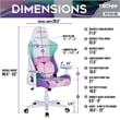 Techni Sport Polyurethane Fabric TS-42 Office-PC Gaming Chair in Kawaii