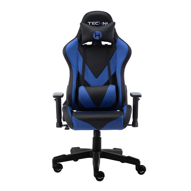 pc gaming chair blue