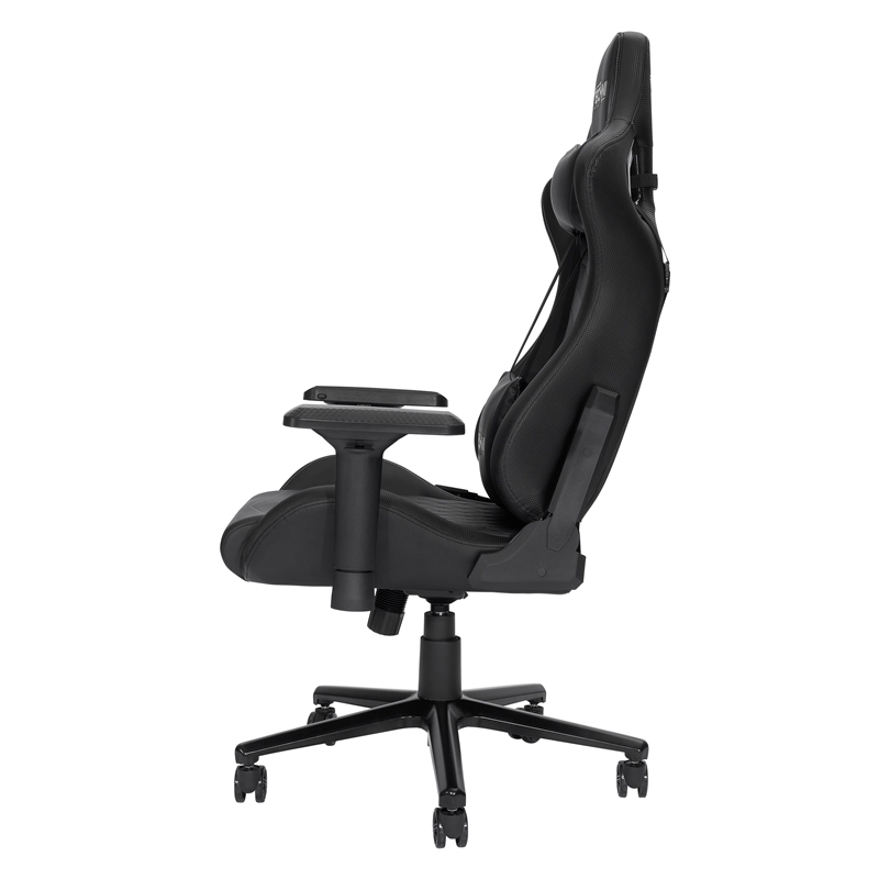 Techni Sport TS-83 Ergonomic High-Back Fabric Racer Style PC Gaming Chair- Black
