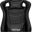 Techni Sport TS-83 Ergonomic High-Back Fabric Racer Style PC Gaming Chair- Black