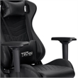 Techni Sport TS-83 Ergonomic High-Back Fabric Racer Style PC Gaming Chair- Black