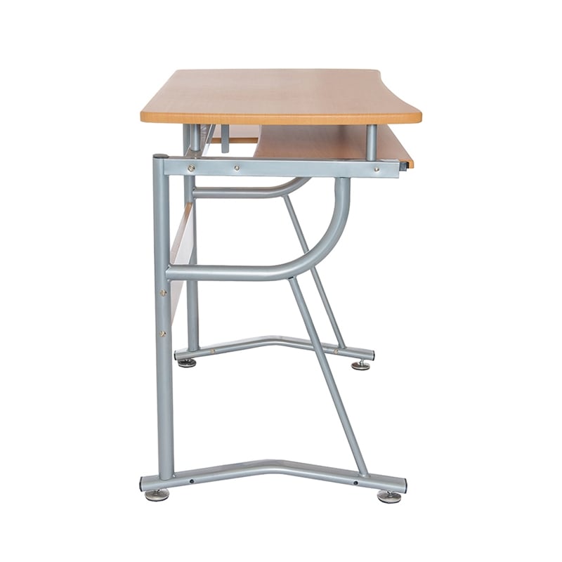TECHNI MOBILI Cassandra Wood Comptuer Desk in Cherry