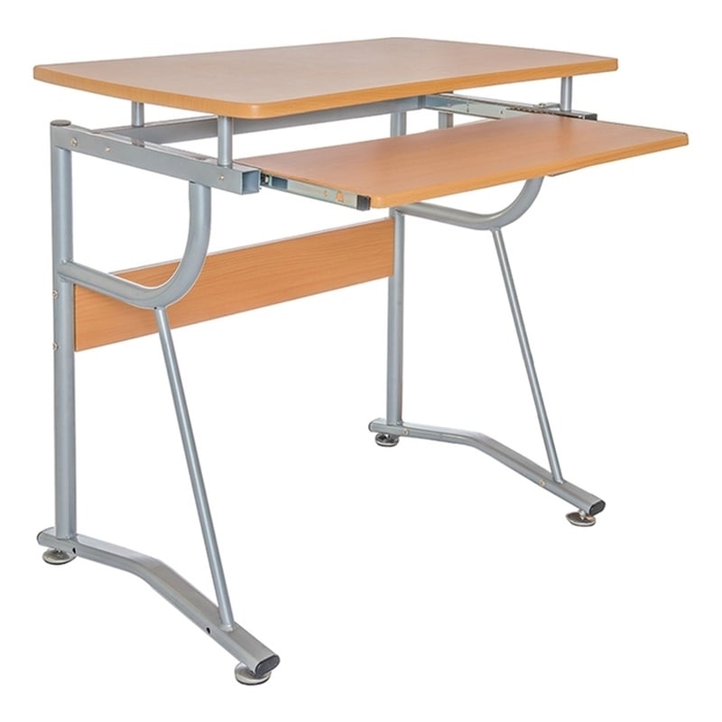 TECHNI MOBILI Cassandra Wood Comptuer Desk in Cherry