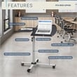 Ventura Mobile Laptop Stand in Graphite