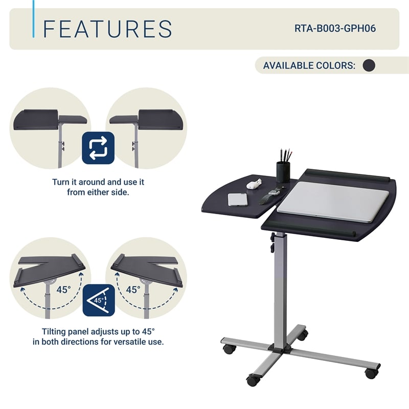Ventura Mobile Laptop Stand in Graphite