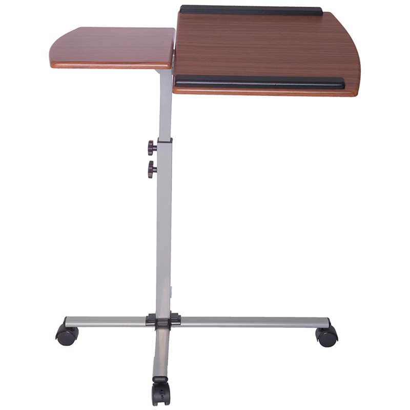 Techni Mobili Ventura Adjustable Mobile Laptop Stand in Mahogany
