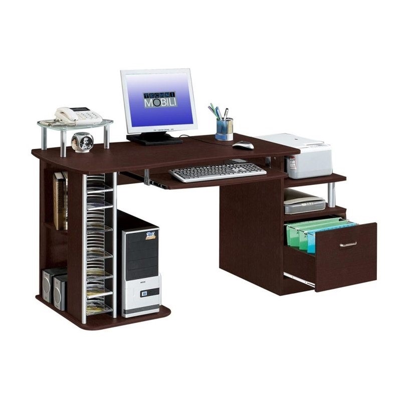 Computer Work Station In Chocolate Rta 2202 Ch36 Computer Work Station In Chocolate