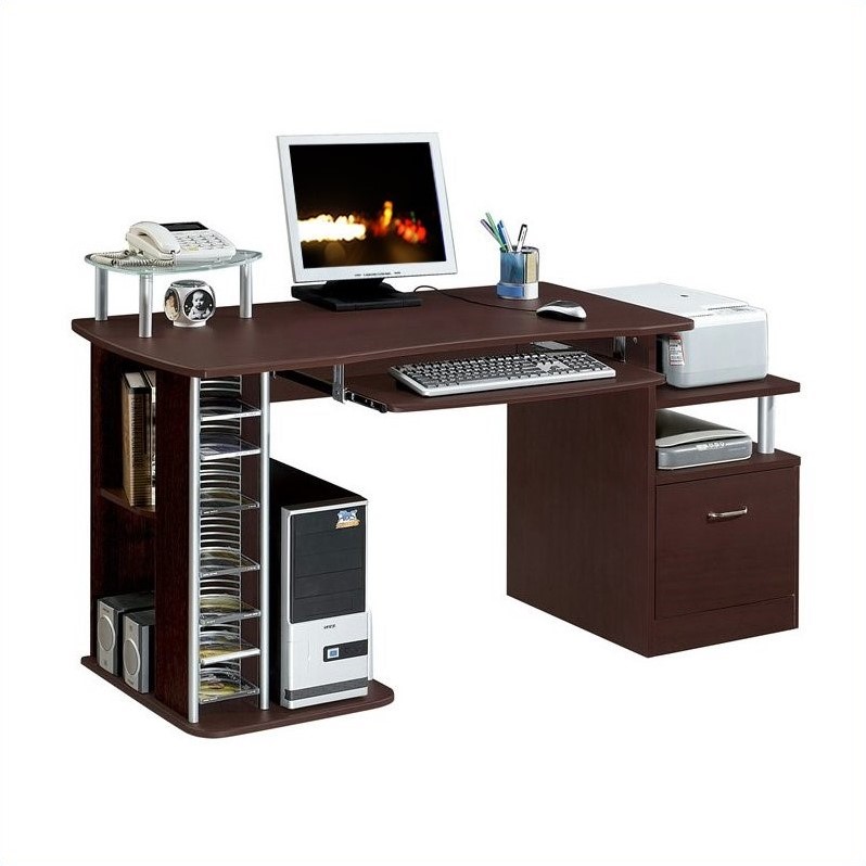 Computer Work Station in Chocolate RTA2202CH36