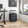 Techni Mobili Seguro 2 Drawer Wood Mobile Filing Cabinet in Graphite