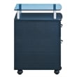 Techni Mobili Seguro 2 Drawer Wood Mobile Filing Cabinet in Graphite