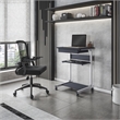 TECHNI MOBILI Modus Metal Computer Student Laptop Desk in Graphite