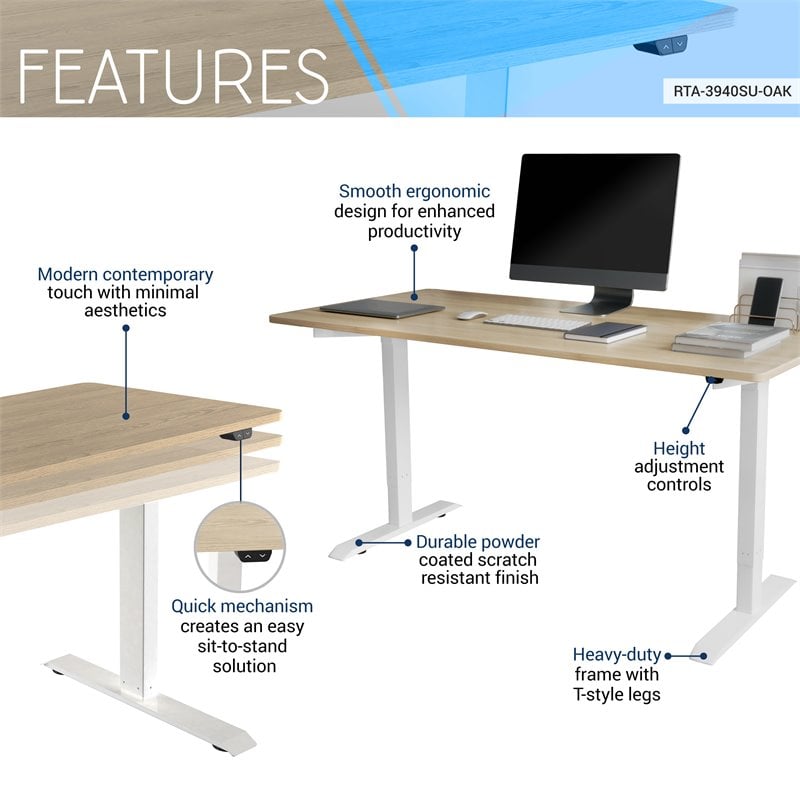 techni mobili automatic sit to stand desk