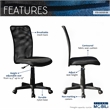 Techni Mobili Executive Mesh Fabric 34.5