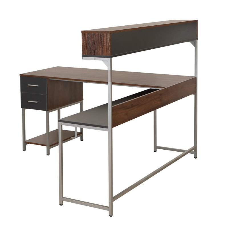 Writing Desk with Storage - Techni Mobili