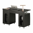 Techni Mobili Engineered Wood Computer Desk with Storage in Espresso