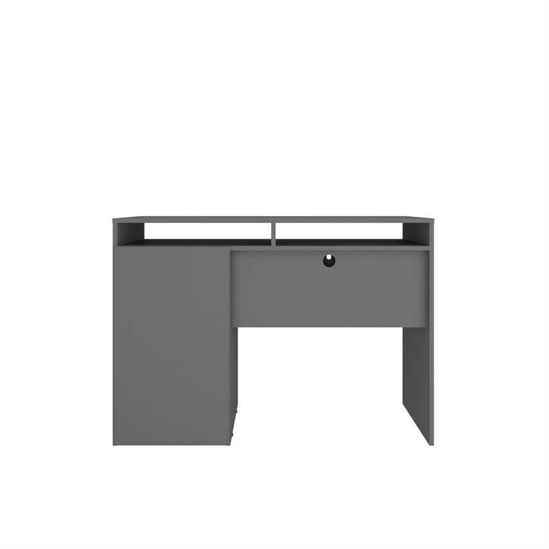 Techni Mobili  Contemporary White Desk with 3 Storage Drawers