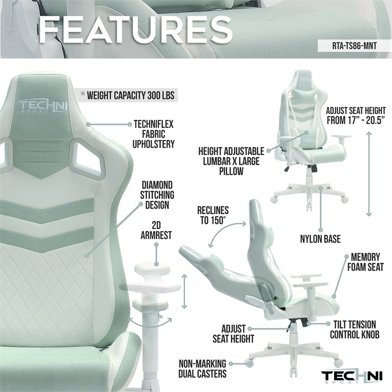 Techni Office Solutions 54 Vibrant Black and Orange Unique Techni Sports  TS-84 Comfortable Gaming Chair