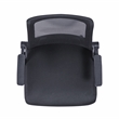 Techni Mobili Ergonomic Modern Plastic Mesh Office Chair in Black