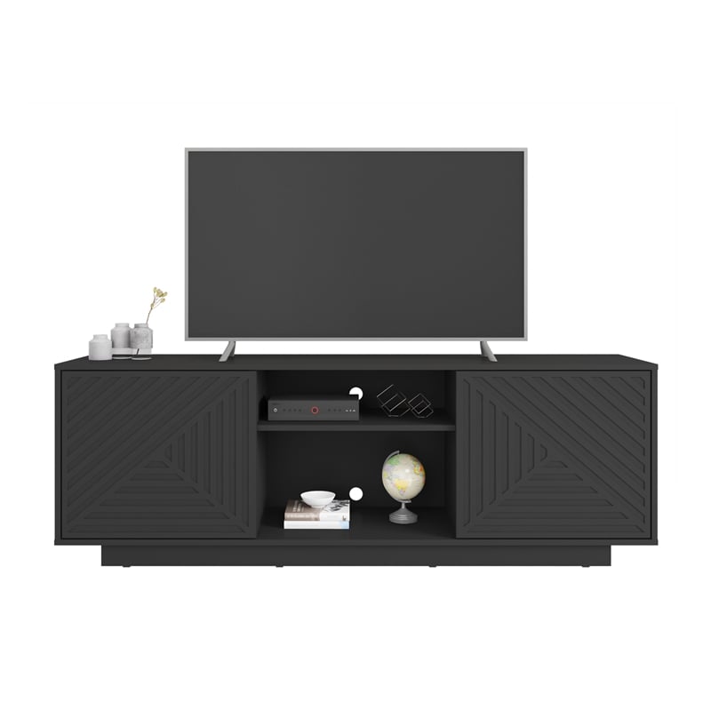 Techni Mobili Modern Wood TV Stand with Storage for TVs up to 70