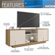 Techni Mobili Modern Wood TV Stand with Storage for TVs up to 70