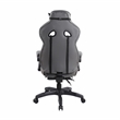 Techni Mobili Reclining PU Leather Executive Lumbar Support Office Chair Grey