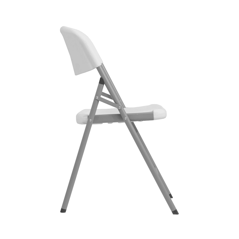 Techni Home Premium Comfort Granite White Folding Chairs Set of 4