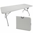 Techni Home 6 FT Granite White Folding Table