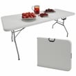 Techni Home 6 FT Granite White Folding Table