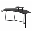Techni Sport TS98D Gaming Desk with Shelf & Accessory Holders Black