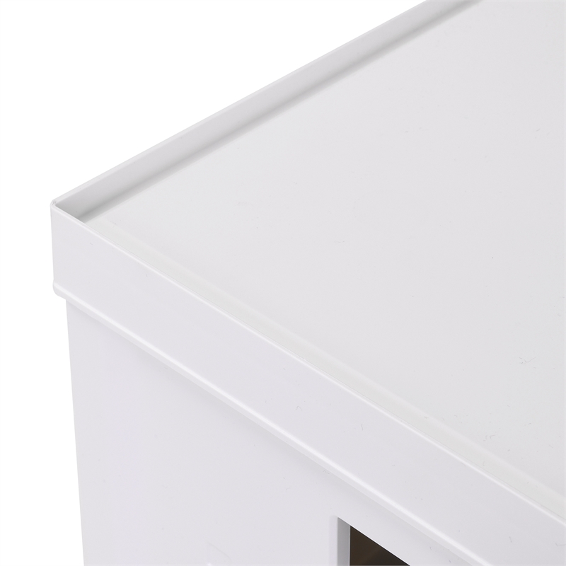 Set of 2 Collapsible Stackable Rolling File Boxes with Lids and 10 Hanging Files
