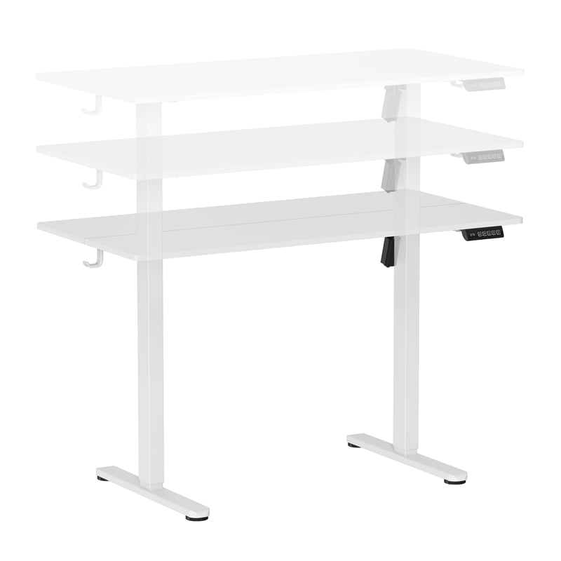 Techni Mobili 47.25in. W Electric Standing Desk - White