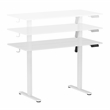 Techni Mobili 47.25in. W Electric Standing Desk - White