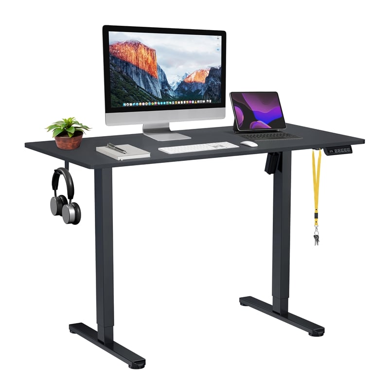 Techni Mobili 47.25in. W Electric Standing Desk - Black