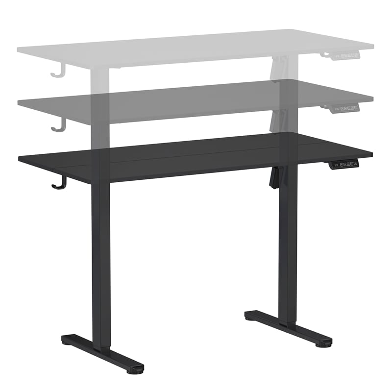 Techni Mobili 47.25in. W Electric Standing Desk - Black