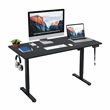 Techni Mobili 55in. W Electric Standing Desk - Black