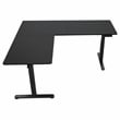 Techni Mobili 63in. W L-Shaped Electric Standing Desk - Black