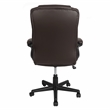 Techni Mobili High-Back Ergonomic Office Chair - Brown Faux Leather