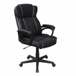 Techni Mobili High-Back Ergonomic Office Chair - Black Faux Leather