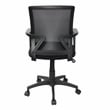 Techni Mobili Ergonomic Black Mesh Office Chair with Adjustable Height