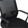 Techni Mobili Ergonomic Black Mesh Office Chair with Adjustable Height