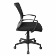 Techni Mobili Ergonomic Black Mesh Office Chair with Adjustable Height