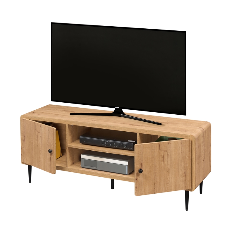 Techni Mobili Mid Century TV Stand for TVs Up to 60in. Oak